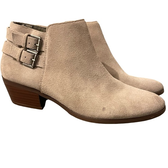Sam Edelman Buckle Petal Booties in Tan Size 7.5 - Picture 4 of 9